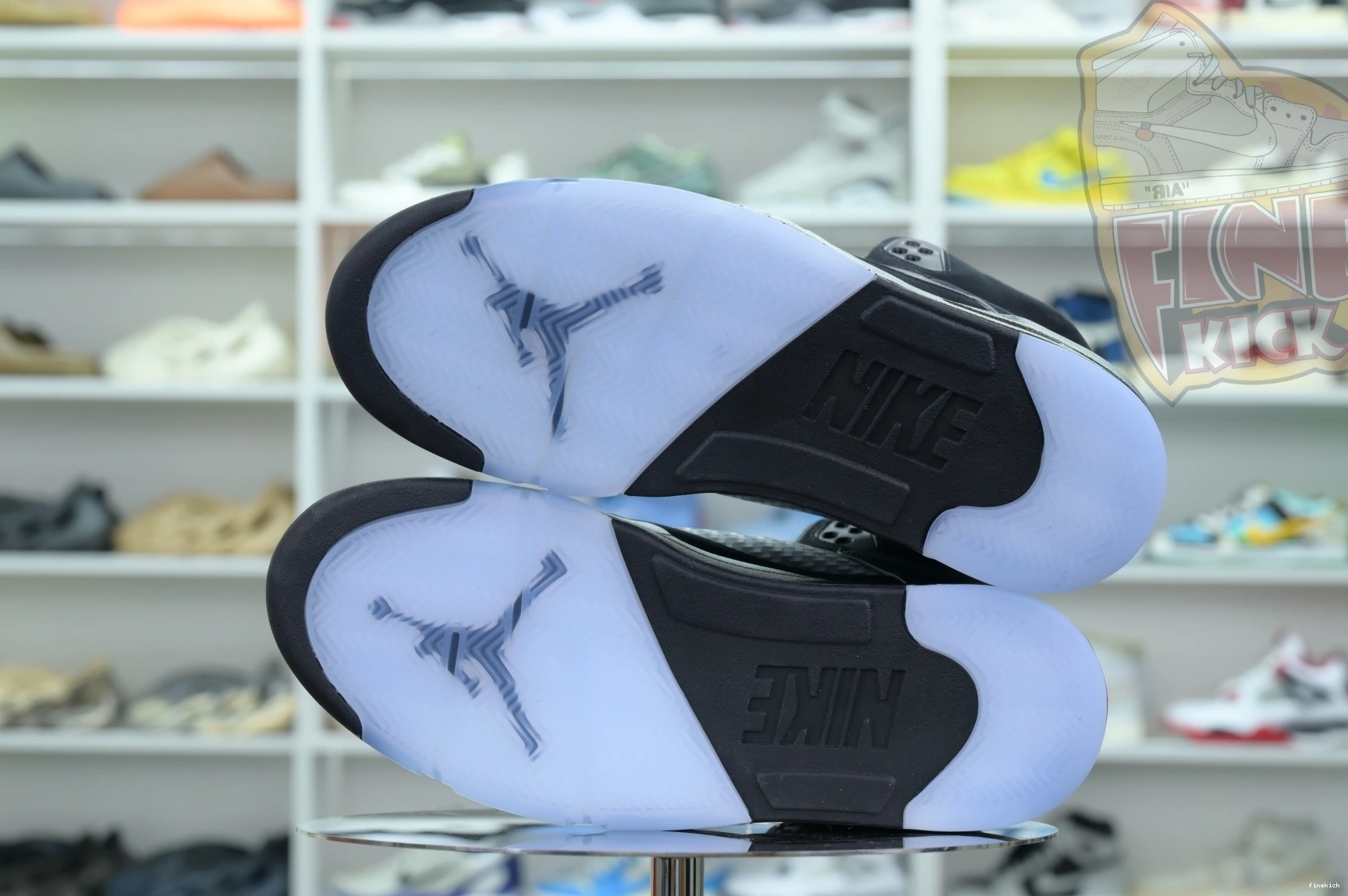 METALLIC Jordan 5“BLACK Jordan Air REIMAGINED” 1124